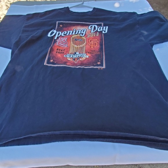 San Francisco Giants 2013 Opening Day 2XL Tee In Good Used Cond. AT&T Park. - Picture 3 of 10